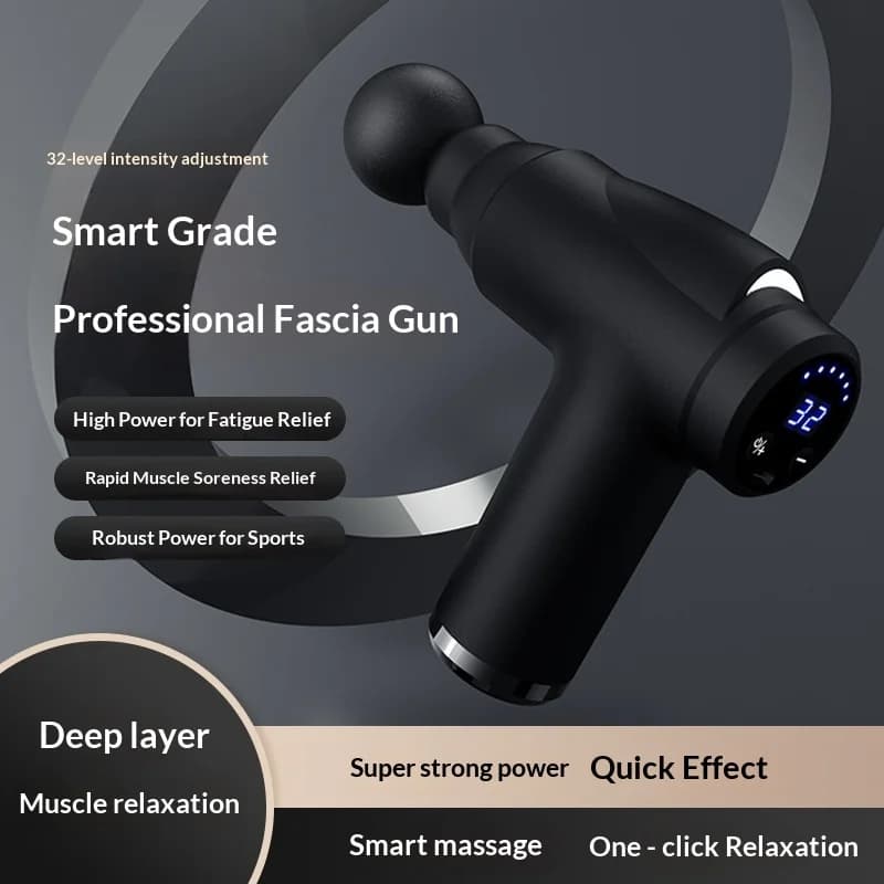 Massaggiatore Muscolare Portatile a Pistola per Collo, Strumento Elettrico per Massaggio Profondo, Ideale per Fitness, Sport, Palestra e Uso Quotidiano