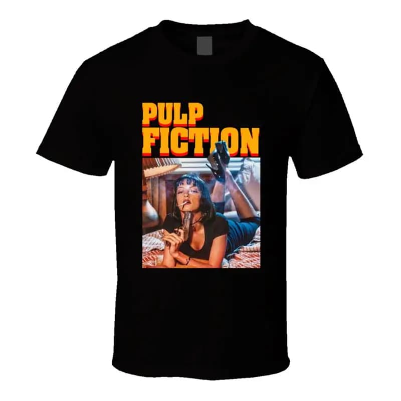 Maglietta per fan del film classico Pulp Fiction Uma Thurman