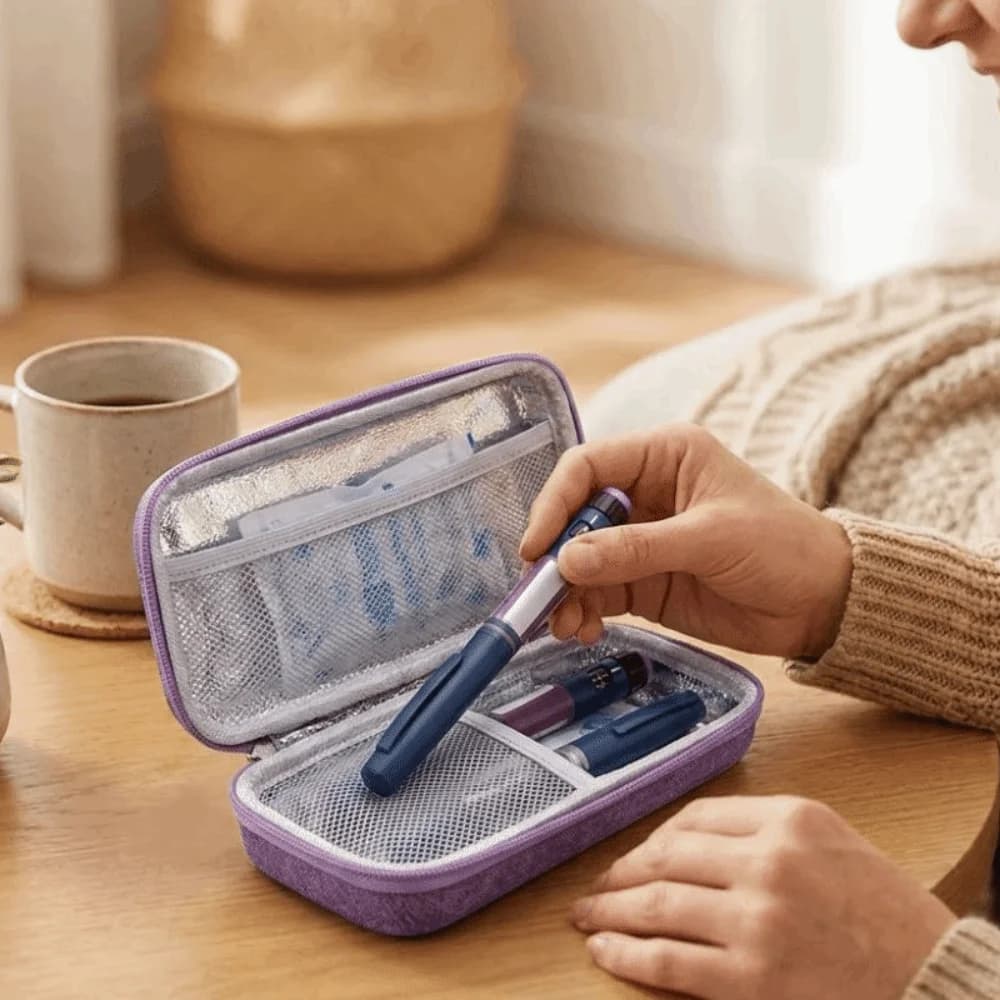Waterproof Insulin Cooling Bag Dust-proof Thermal Insulated Medicine Storage Box Shockproof Insulin Organizer Travel Case