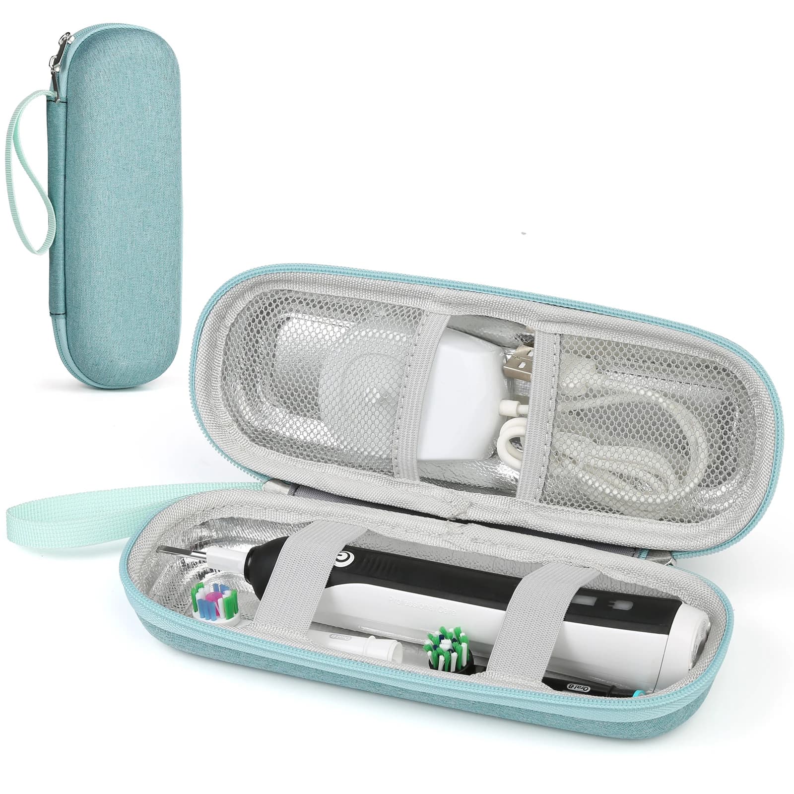 Toothbrush Travel Case for Oral-B/Oral-B Pro 1000 1500 5000 7000 7500 6000 9600/ Phlips Sonicare 4100 5100 1100 6100 5300 Bag