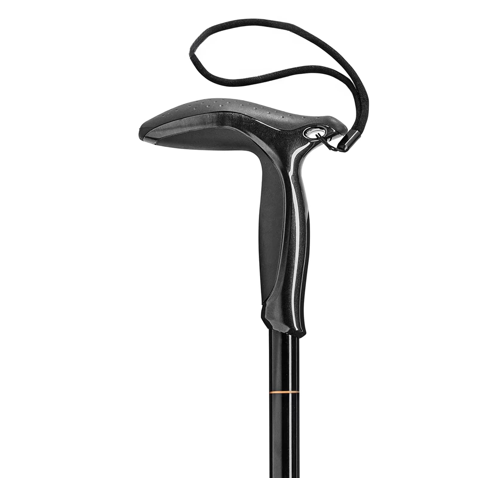Bastone da passeggio regolabile in fibra di carbonio Bastone da trekking leggero da 90-120 cm con impugnatura ergonomica per escursioni all'aperto