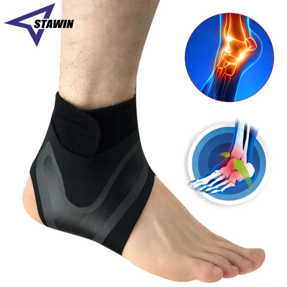 Calzini di supporto per caviglia con manica per piedi sinistro/destro Compressione Anti distorsione Tallone protettivo Benda pressurizzabile Supporto per caviglia Piede BN