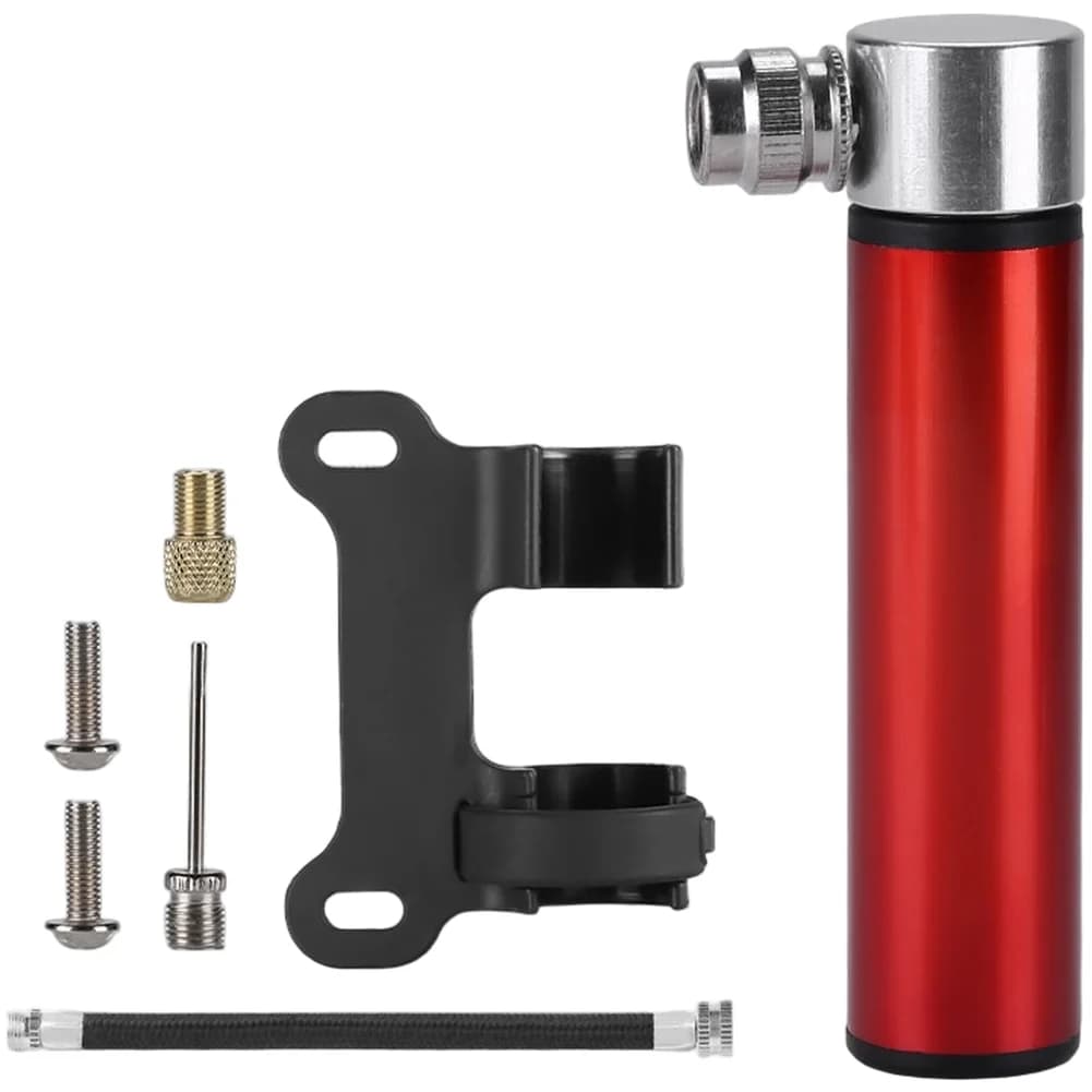 Efficient Bike Inflation Tool Compact Pump Portable Bike Pump Versatile Valve Compatibility Lightweight Design
