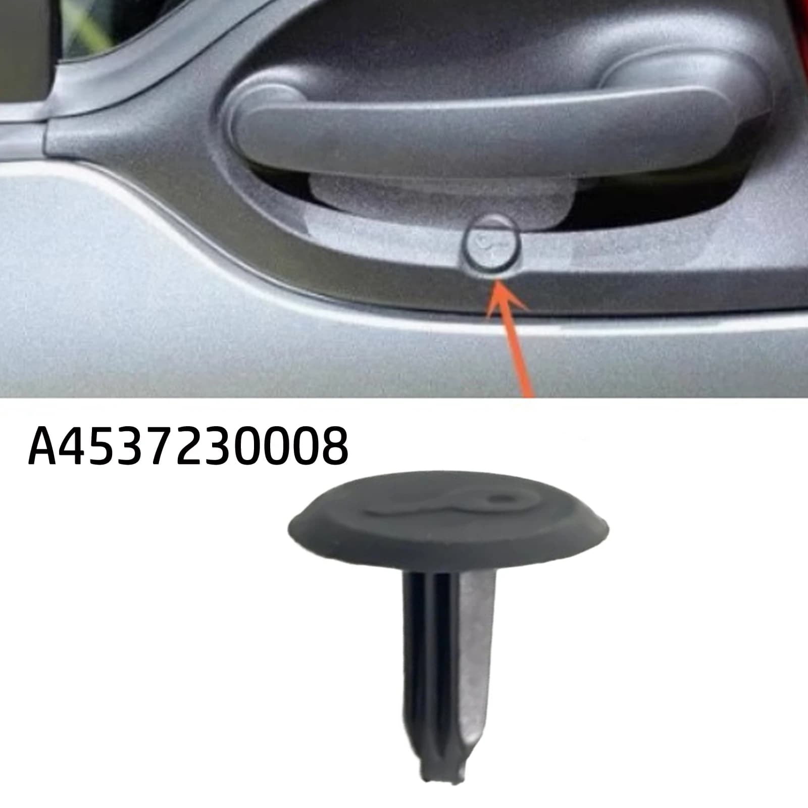 Auto Maniglia Della Porta Serratura Chiave Della Copertura A4537230008 4537230008 Misura Per-Smart Per Fortwo 453 Auto Parti Esterne Accessori