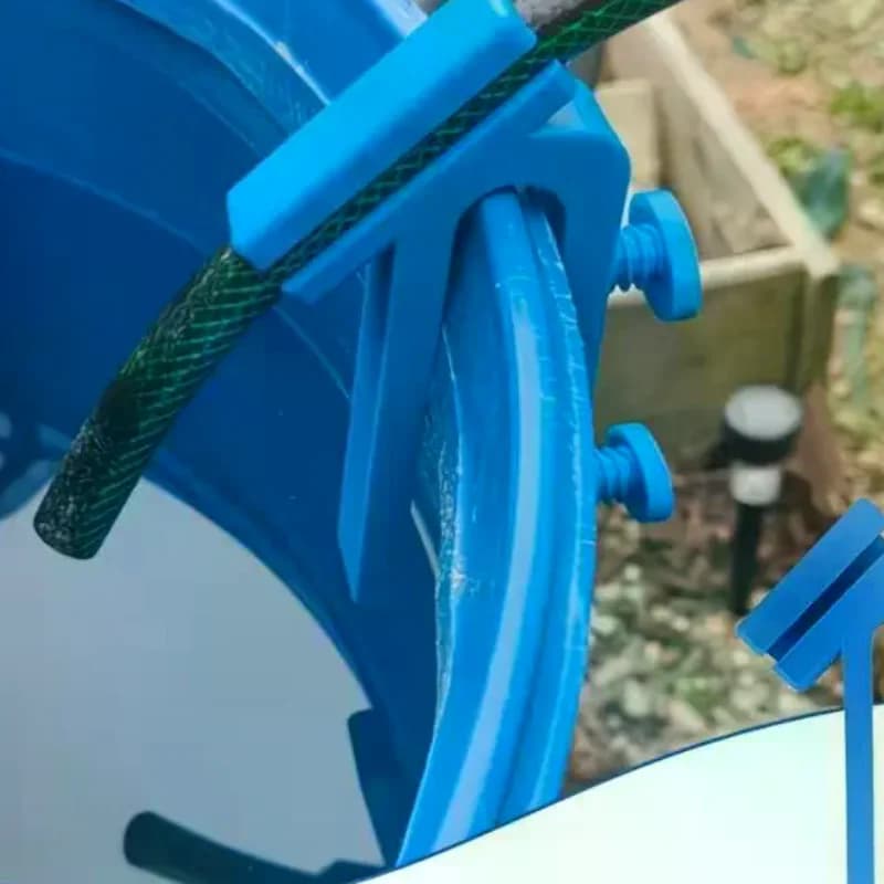 For Garden Hose Holder For Bucket Edge Clip Secure Water Hose Storage Compatible With Standard Buckets And Fish Tanks