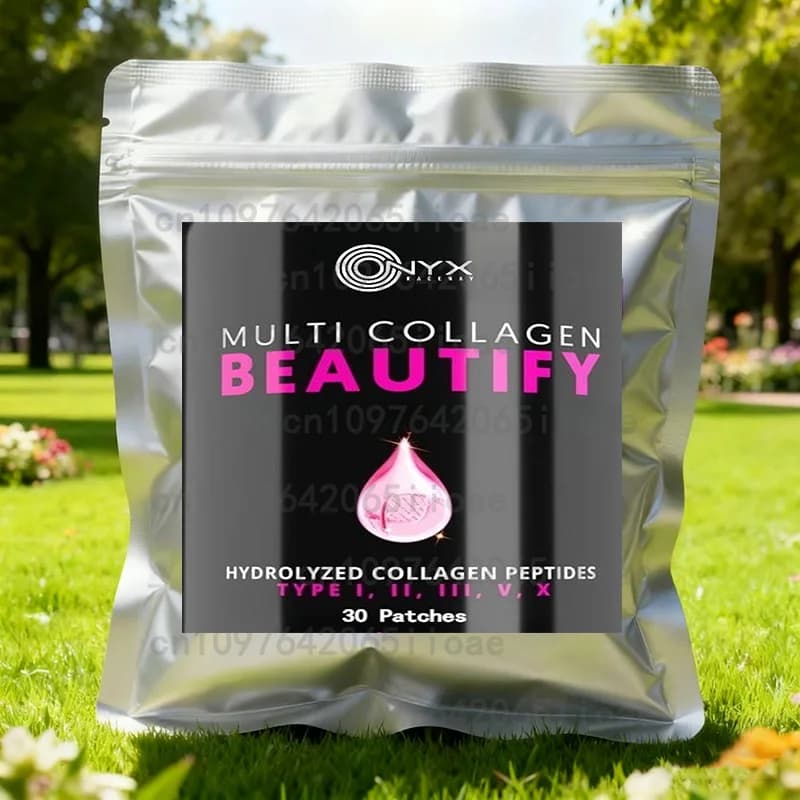 30 cerotti multi collagen transdermal patches Protien Complex for women and men - Aging, joints, hair, skin, bones and nails
