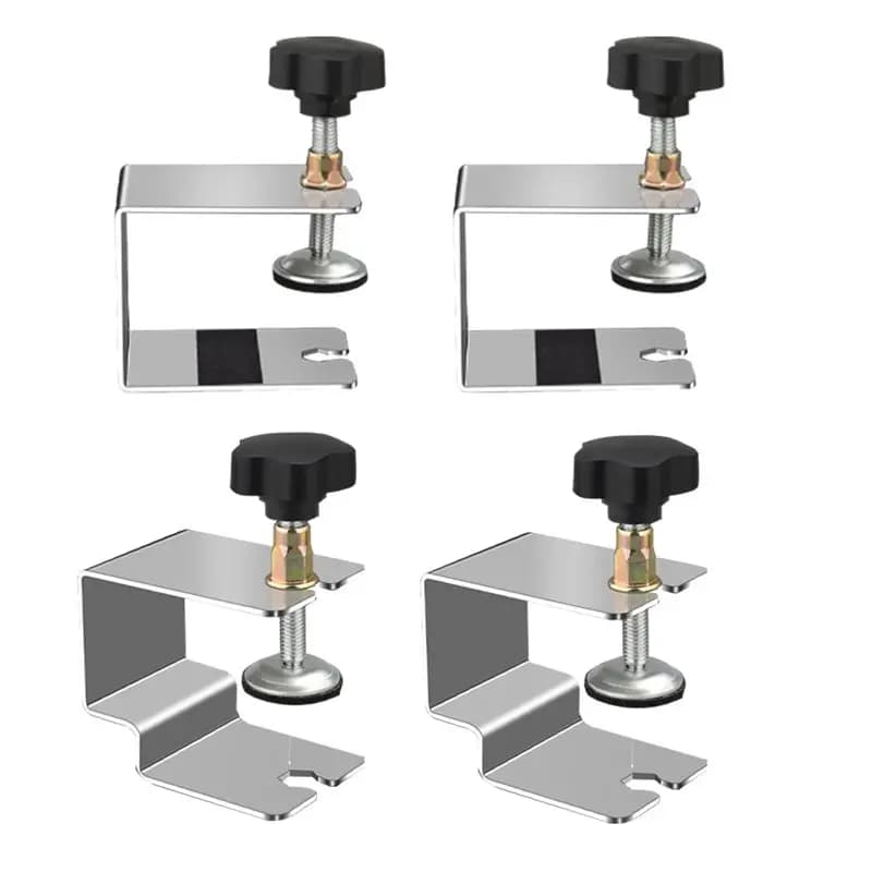 Morsetto a C AB46-4PCS per Fissaggio Cassetti e Ante, Utensile per Falegnameria e Installazione Maniglie