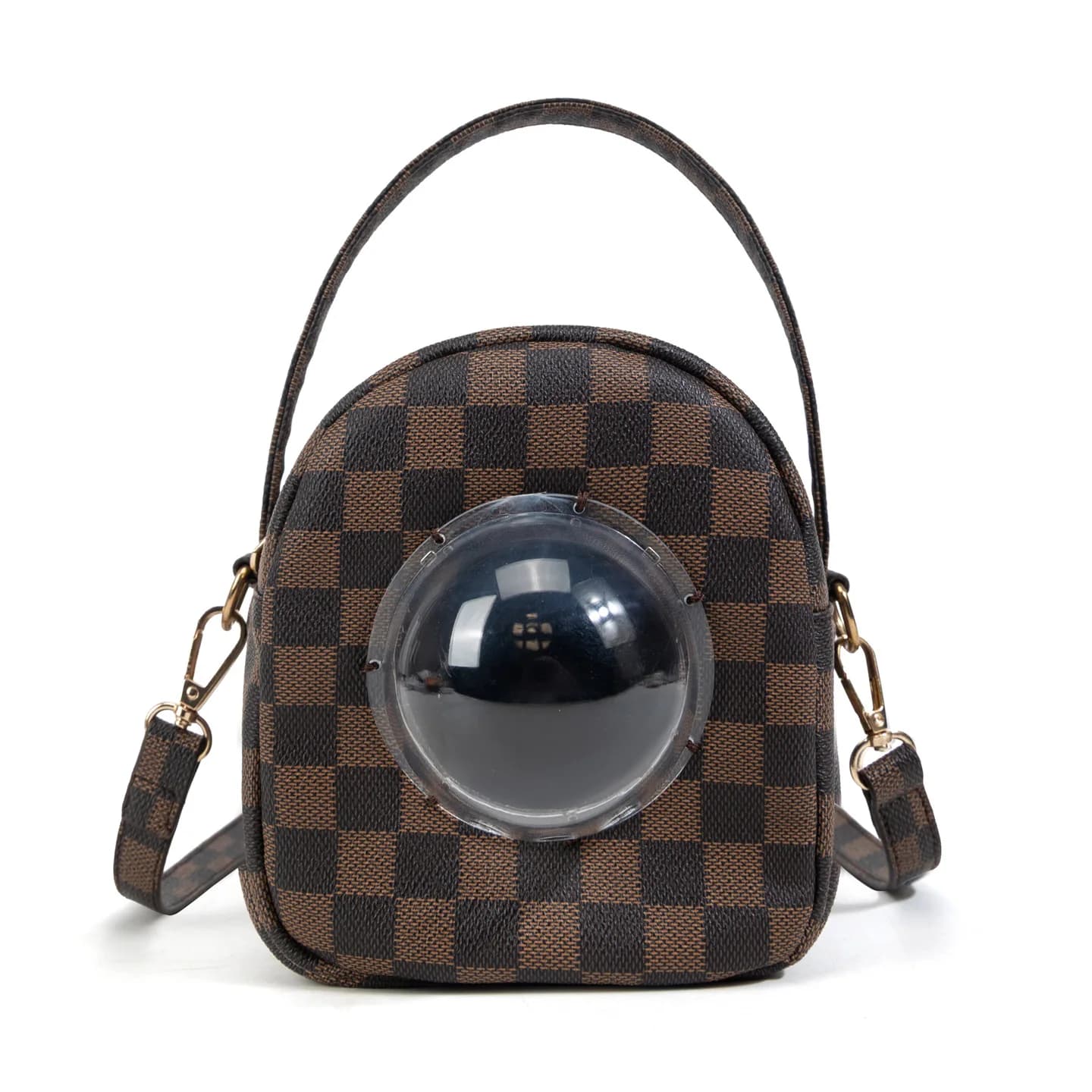 Space Capsule Window Small Pet Carrier Bag Breathable Mesh Travel Handbag For Hamster Sugar Glider Guinea Pig With 2 Pads