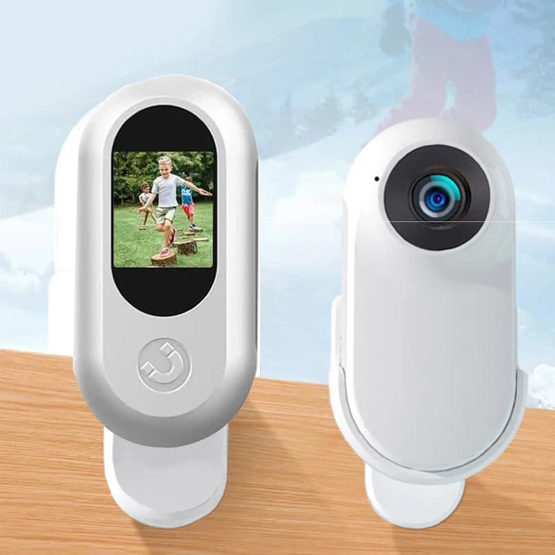 1080P Action Camera 1080P Portable Versatile Support everywhere for pet travel Ride Sport Vlog Mini Wireless Camera with Carry Box