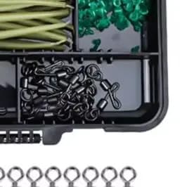 /300pcs /European /Style Fishing Accessories Kit With Hose Stoppers Swivels Soft Tube Beads For Carp Fishing Tackle Box Storage