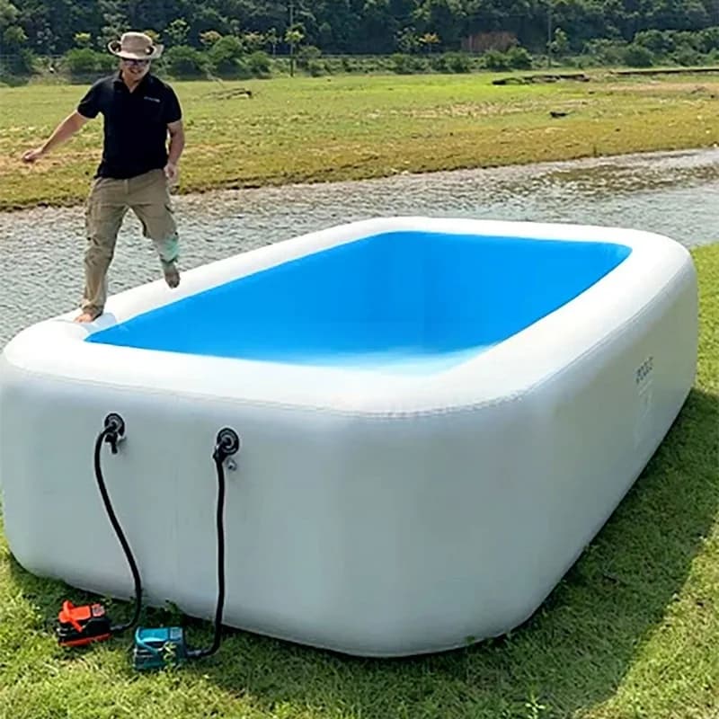 Custom Portable Pool Swimming f Children's Inflatable Pool Water Drop Knitted Fabric f Children's Water Drop Needle Pool