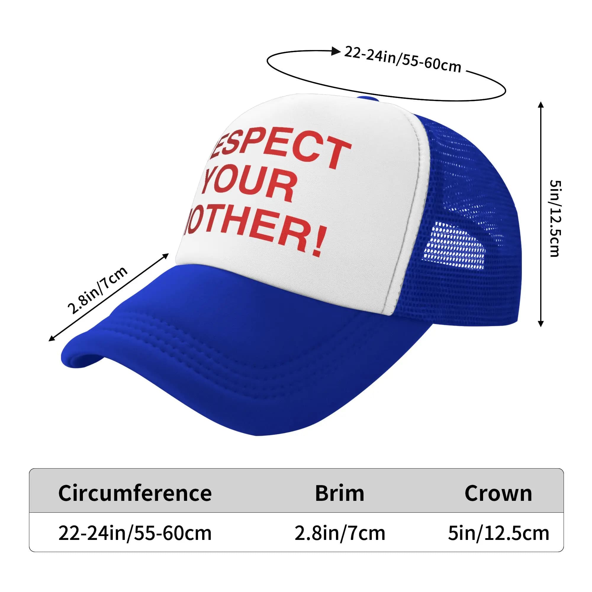 Respect Your Mother Baby Harrys Styles Together, Together Tour Mesh Sun Hats Hiking Fishing Snapback Cap Women Men Hats