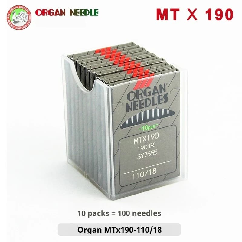 Sewing Machine Parts ORGAN MT×190 Imported Needle For Pocket Opening Shoulder Pad Tack‑ing Sewing Machine Spares