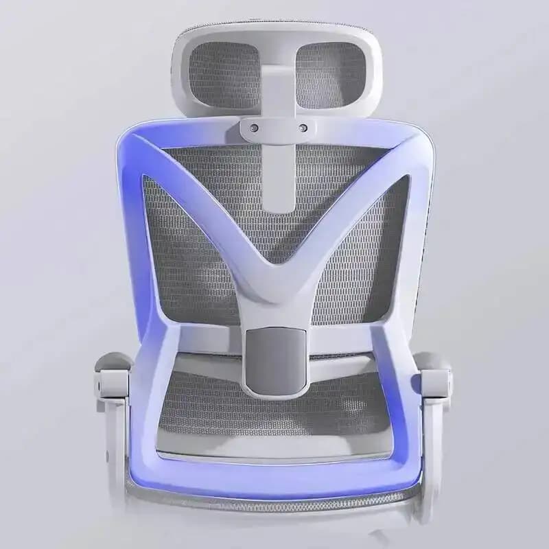 Sedia da ufficio con poggiapiedi, poltrona reclinabile ergonomica con poggiatesta per camera da letto, sedia da gaming economica