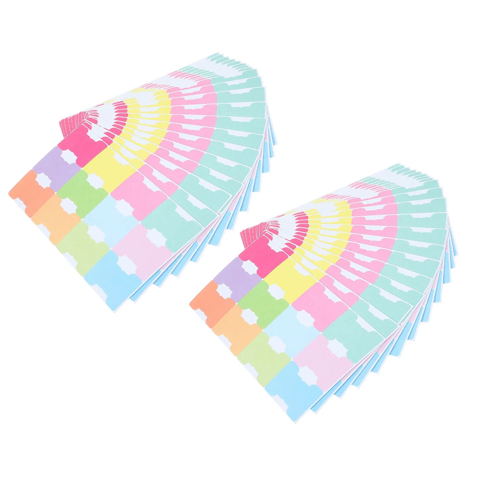 480 Pezzi Segnalibri per Quaderni, Etichette Adesive Scrivibili Resistenti allo Strappo, Adesivi per Planner, Etichette Mensili per Diario e Organizer