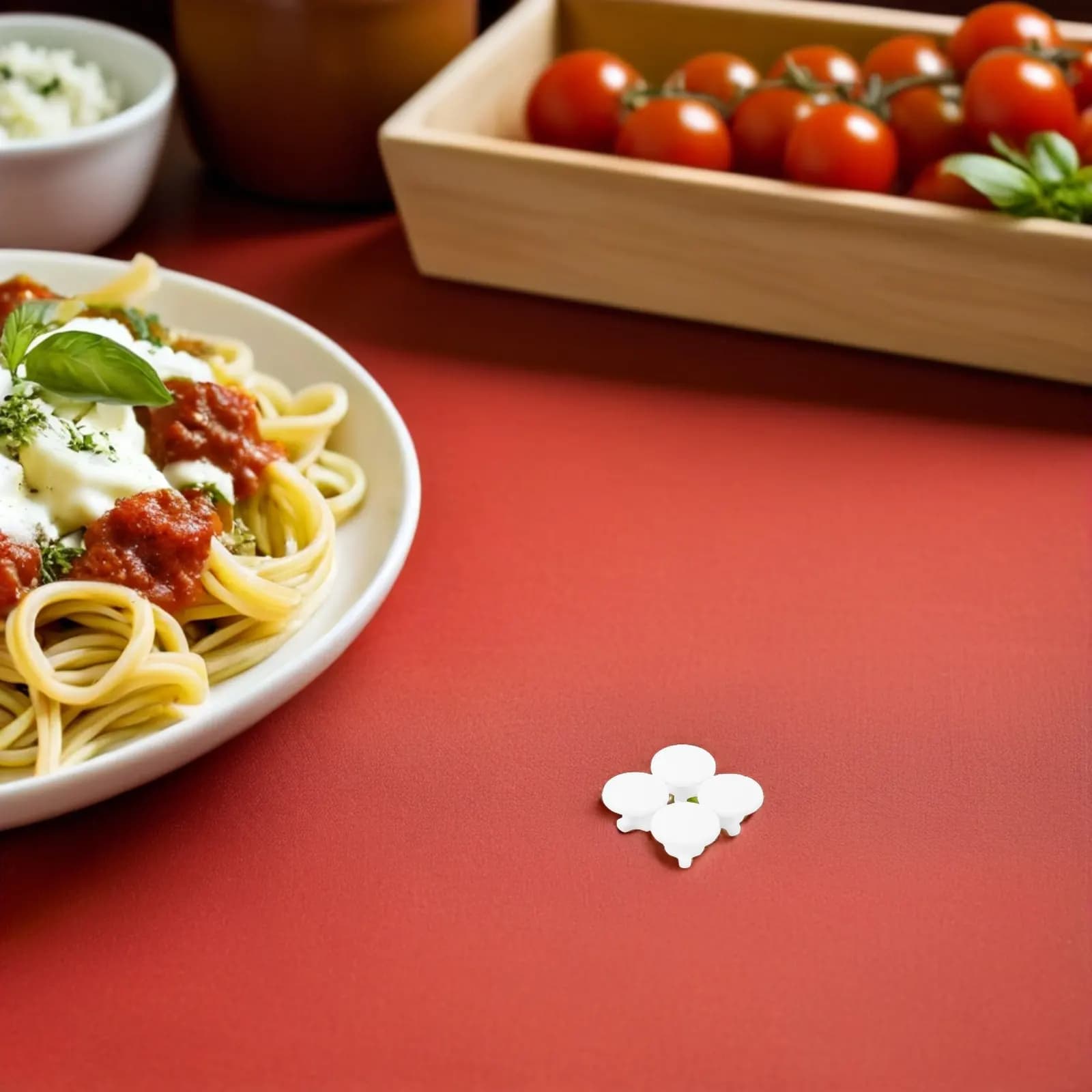 6 tappi di chiusura ermetica in silicone bianco riutilizzabili per contenitori alimentari, accessori per la conservazione dei pasti