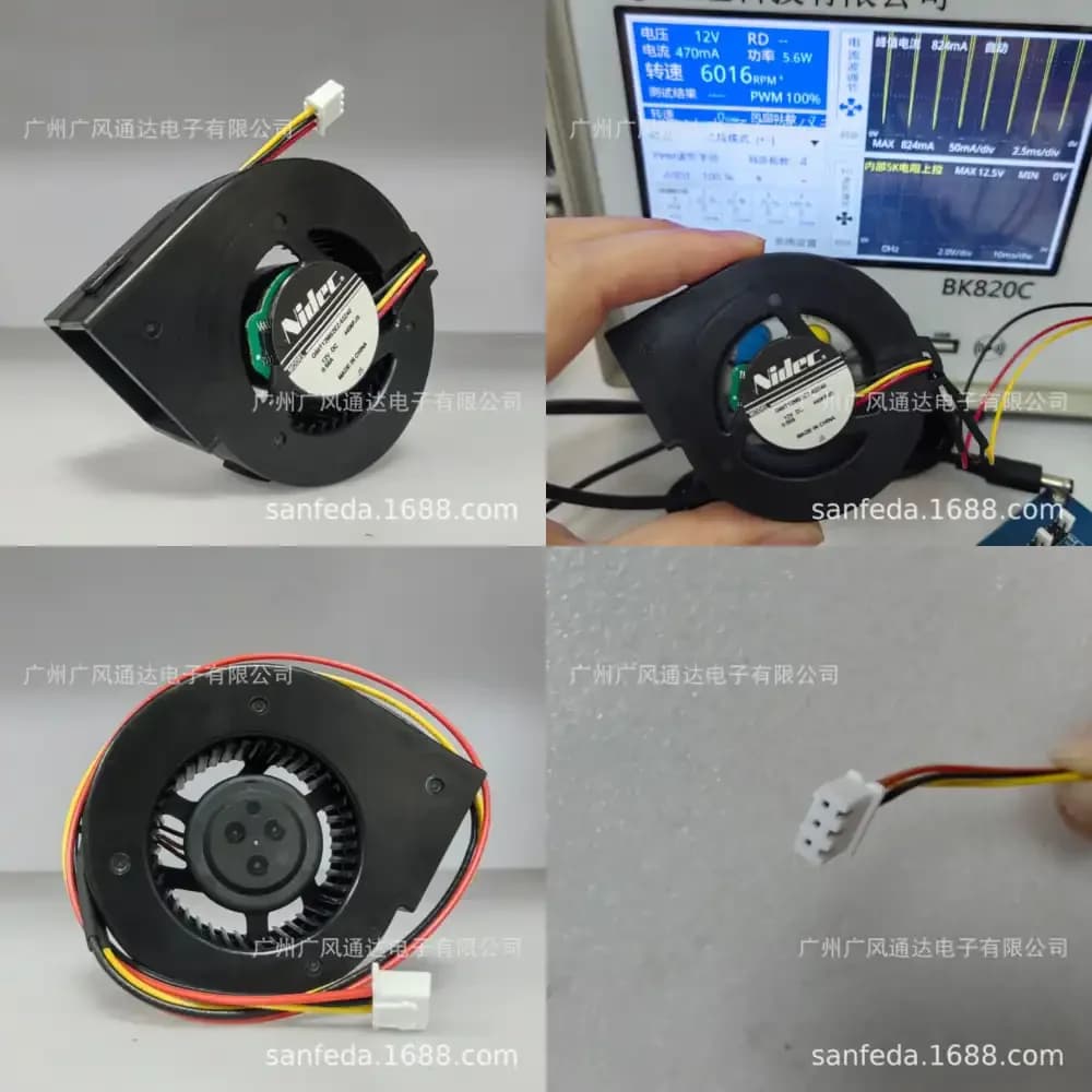 Ventola Turbo NIDEC 6023 12V 0.58A per Proiettore, Sostituzione Ventola di Raffreddamento per Laptop Dell HP Lenovo Acer Asus Toshiba