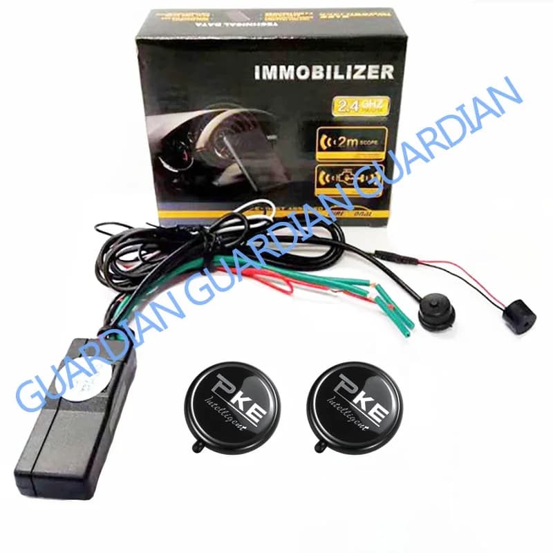 Immobilizzatore wireless universale 2.4G Allarme auto Sistema di blocco motore Anti-seco Circuito intelligente Interruzione carburante 12V Uso del veicolo