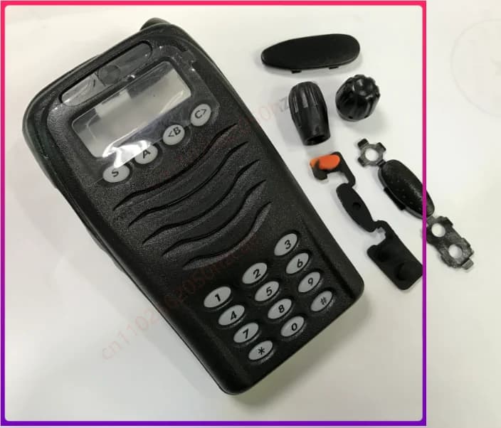 Custodia Frontale per Walkie-Talkie K TK3178 TK2178 TK3170, Cover con Manopola, Protezione Antipolvere per Pulsanti Digitali L 2 Pezzi