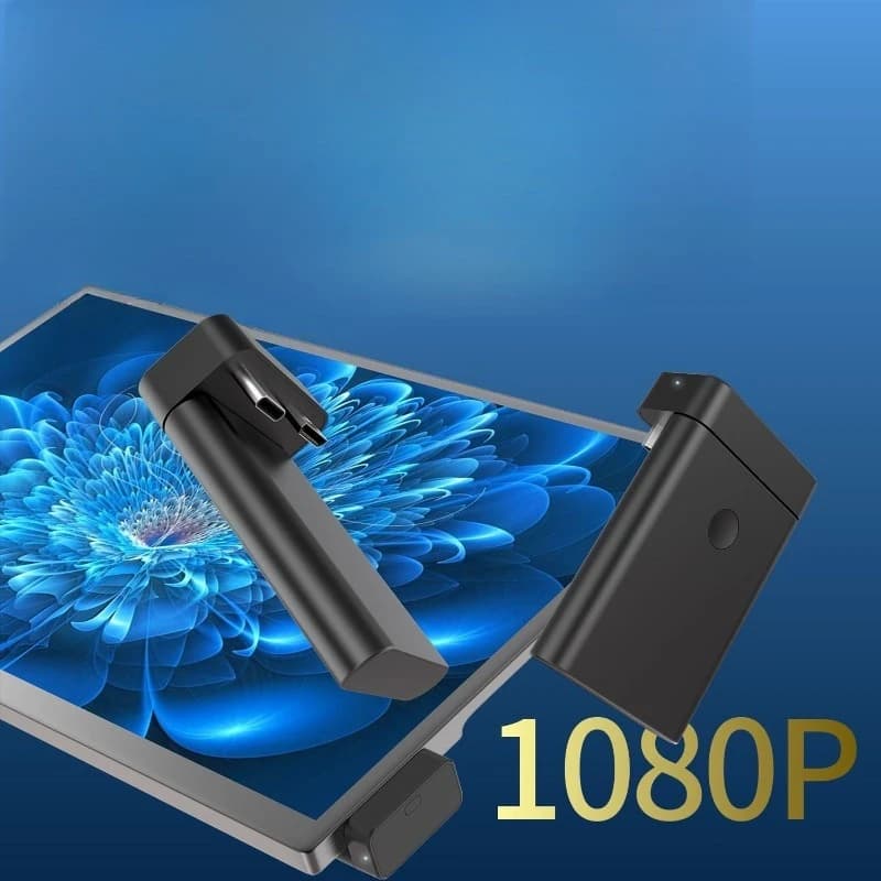 Proiettore schermo wireless portatile, telefono cellulare collegato al monitor TV