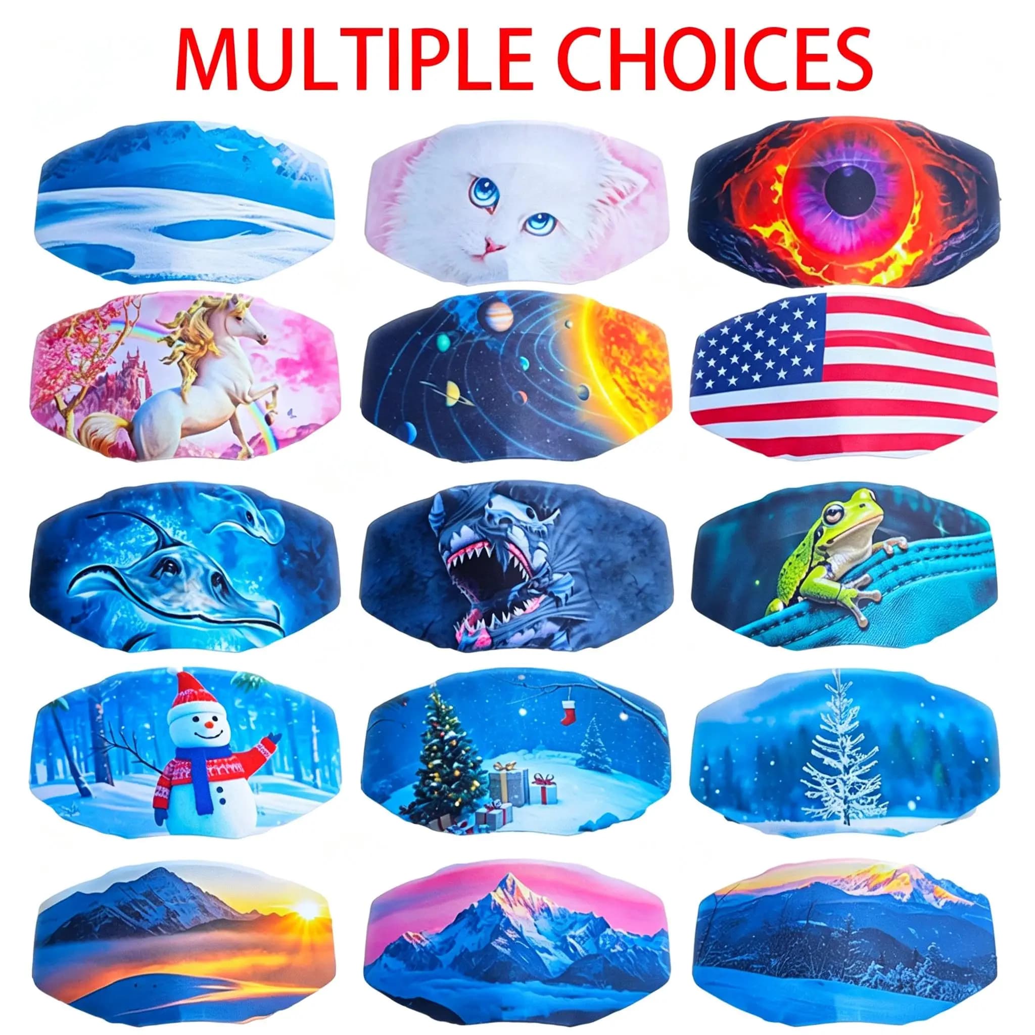 Foldable Soft Ski Goggle Protective Sleeve, Hobby & Pro Skiers, Mountain Snow Sport Guard Lens Easy Carry In Jacket Pockets
