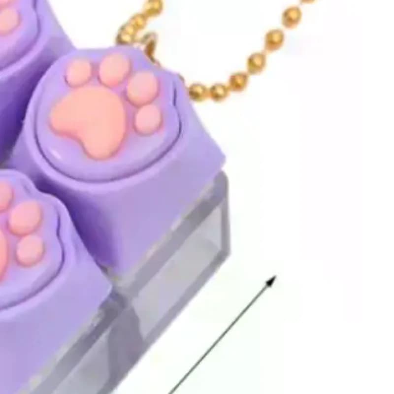 Set di Tastierini Portatili Clicker Fidget con Portachiavi per Alleviare lo Stress Sensoriale, Ideale per Ufficio, Viaggi, Giocattolo, Borsa, Ciondolo