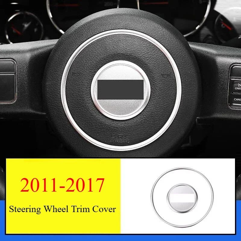 Per Jeep Compass/Patriot 2011-2016: Copertura del Volante - Adesivo 3M, Senza Attrezzi e Stile OEM ​