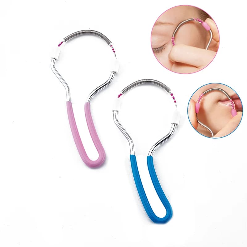 Epilatore di bellezza per depilazione facciale con rullo a molla portatile sicuro da 1 pezzo