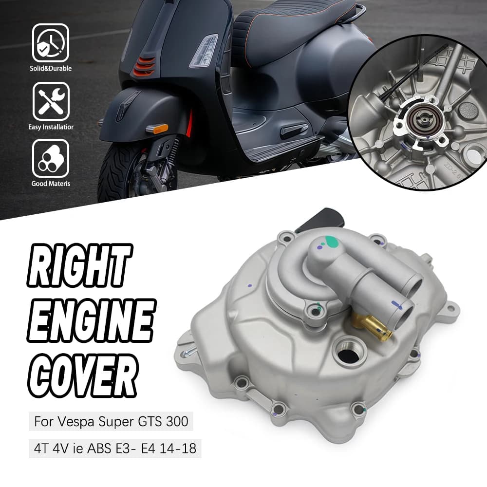 Copertura motore destra Accessori moto per PIAGGIO BEVERLY 250 2005-2007 CRUISER 250 2007-2009 EURO 3 MIC 250 2007