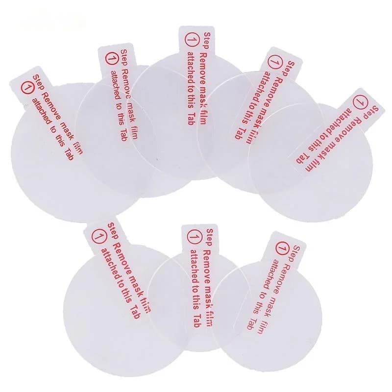 Pellicola proteggi schermo in vetro temperato per orologio da 2 pezzi per 27mm 28mm 29mm 30mm 32mm 34mm 35mm 36mm 37mm 40mm 42mm