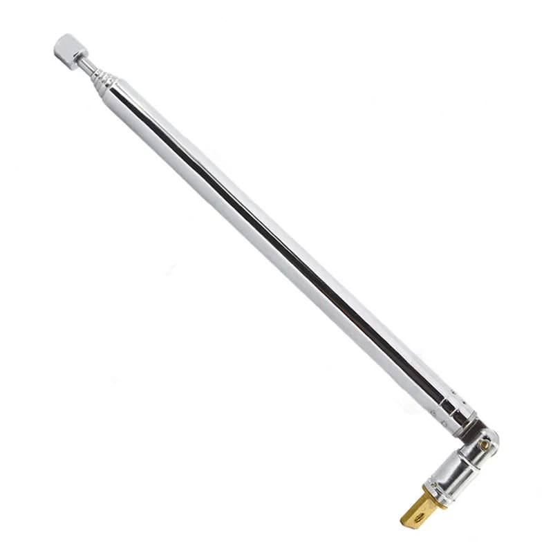 1Pc AM FM Radio Antenna universale 7 sezioni Antenna telescopica in acciaio inossidabile Antenna Asta Antenna Strumenti radio