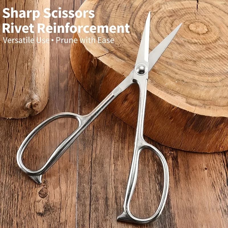 1pc all steel bonsai pruning shear, sharp blade trimming tool for bonsai shaping and pruning, durable garden supplies for bonsai tree care, branch trimming and leaf bud styling, suitable for professional and amateur hobbyists