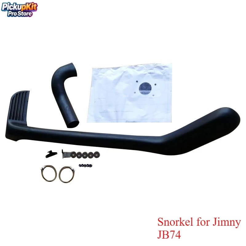 Snorkel without drill for Jimny JB74 304 off-road kit in water-resistant stainless steel/dust