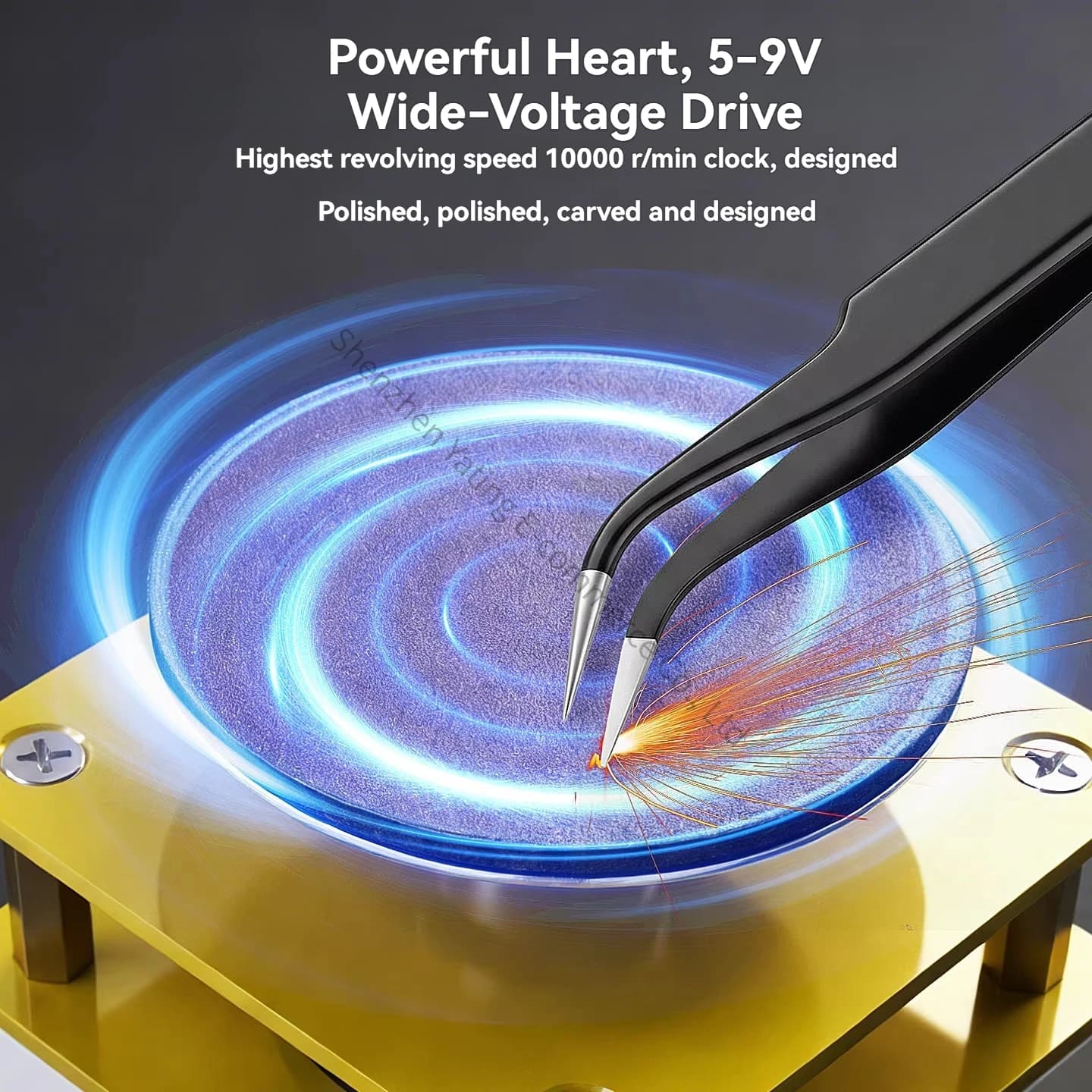 Mini Polishing Grinding Machine 4-speed Electric Sharpening Machine Scissors Tweezers Blades Carving Knives Polish Hand Tools
