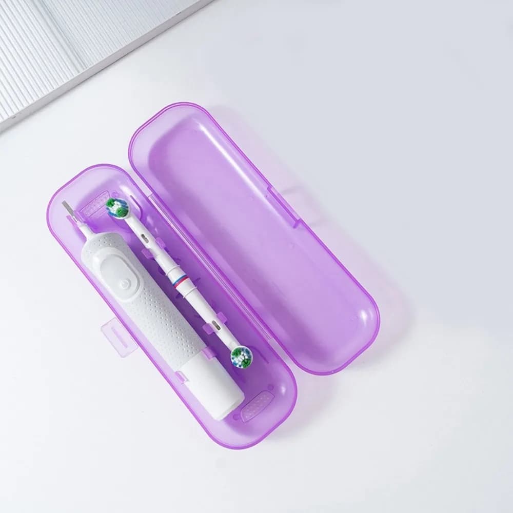 Plastic Electric Toothbrush Case Lightweight Moisture-proof Toothbrush Protective Cover Dust-proof Electric Toothbrush Organizer