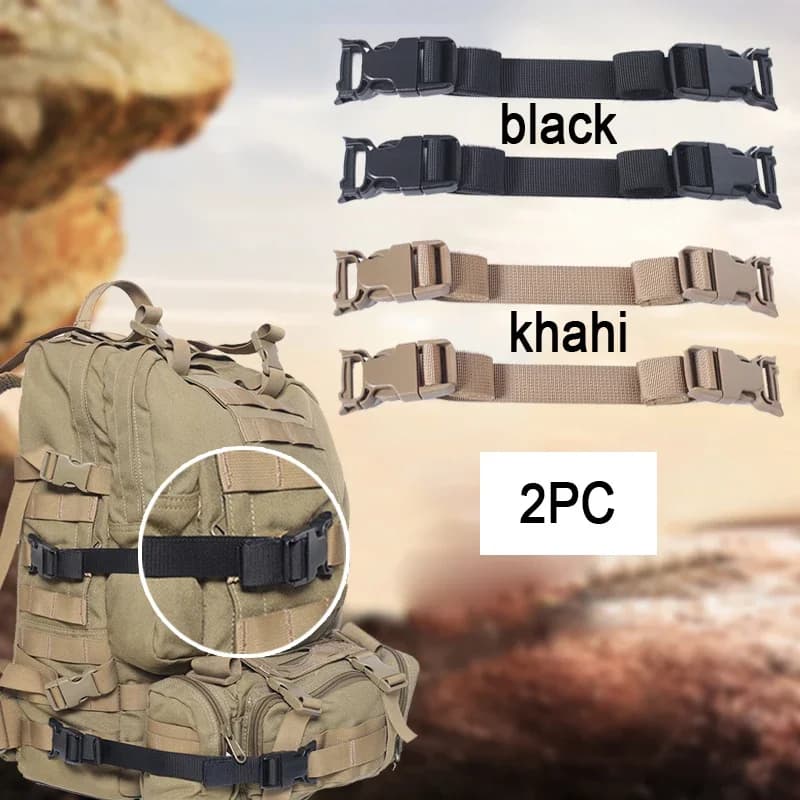 4Pcs Molle Webbing Adapter Straps Tactical Vest Backpack Belt Connector For Hiking Climbing Hunting Chest Bag Outdoor Accessory