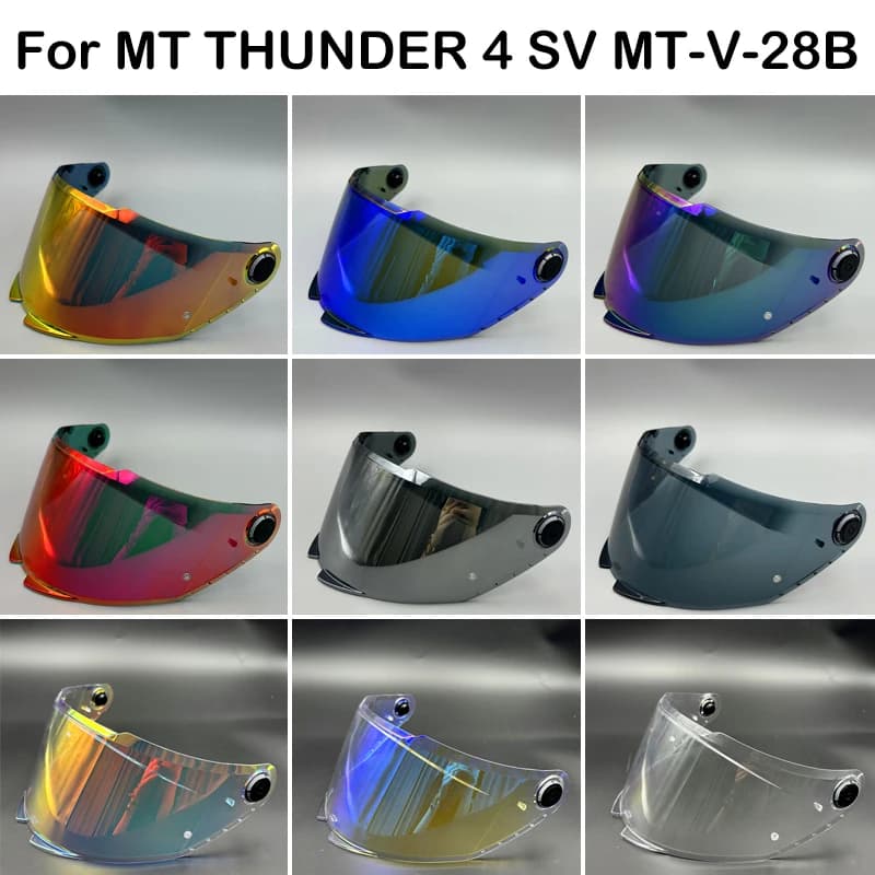Helmet visor for MT THUNDER 4 SV Solar Protection Capacete Windscreen UV Protection Moto Replace extra lens MT-V-28B
