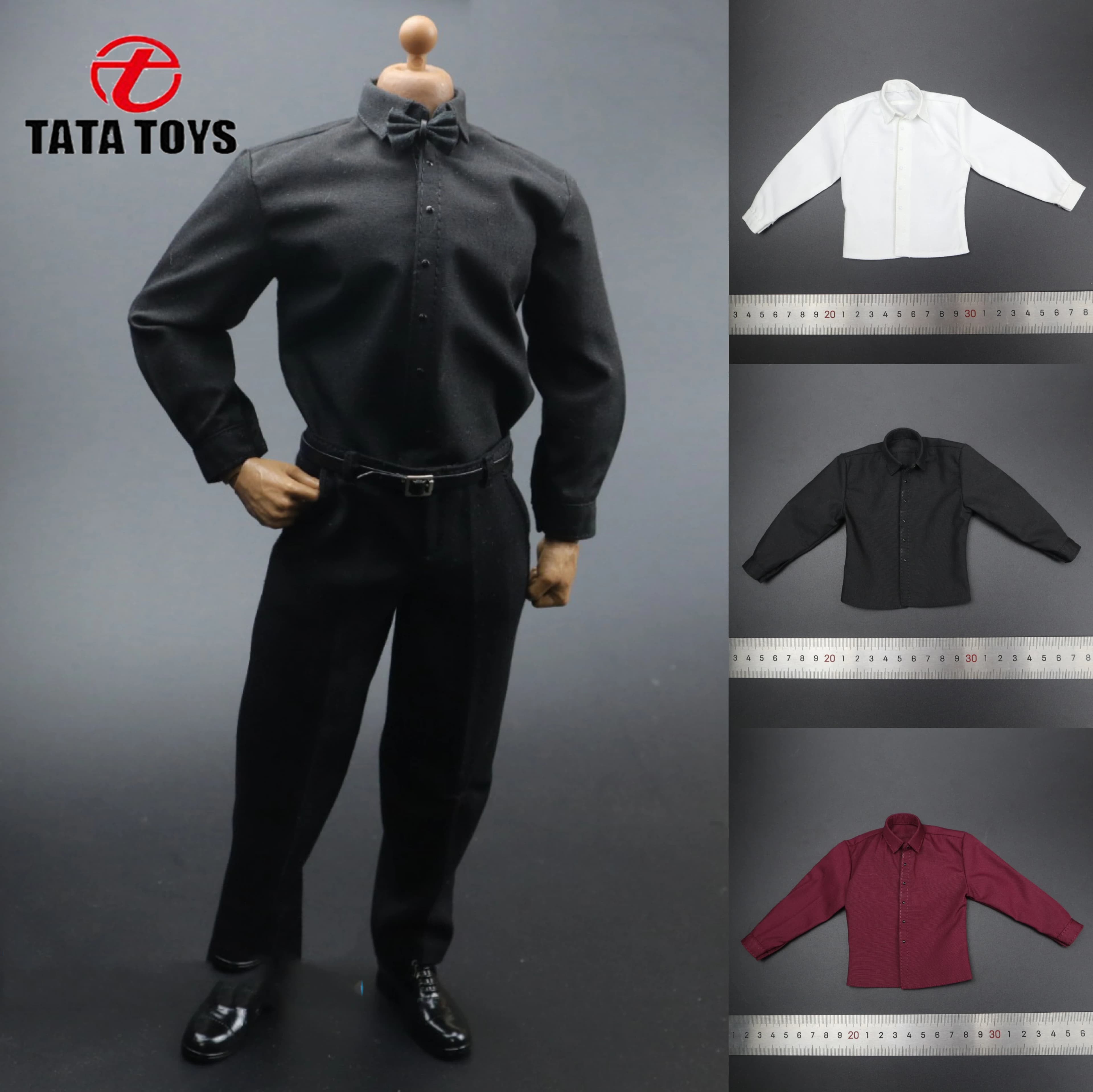 IN magazzino bambole maschili IN scala 1/6 vestiti vestito camicia fit 12 ''action figure body model
