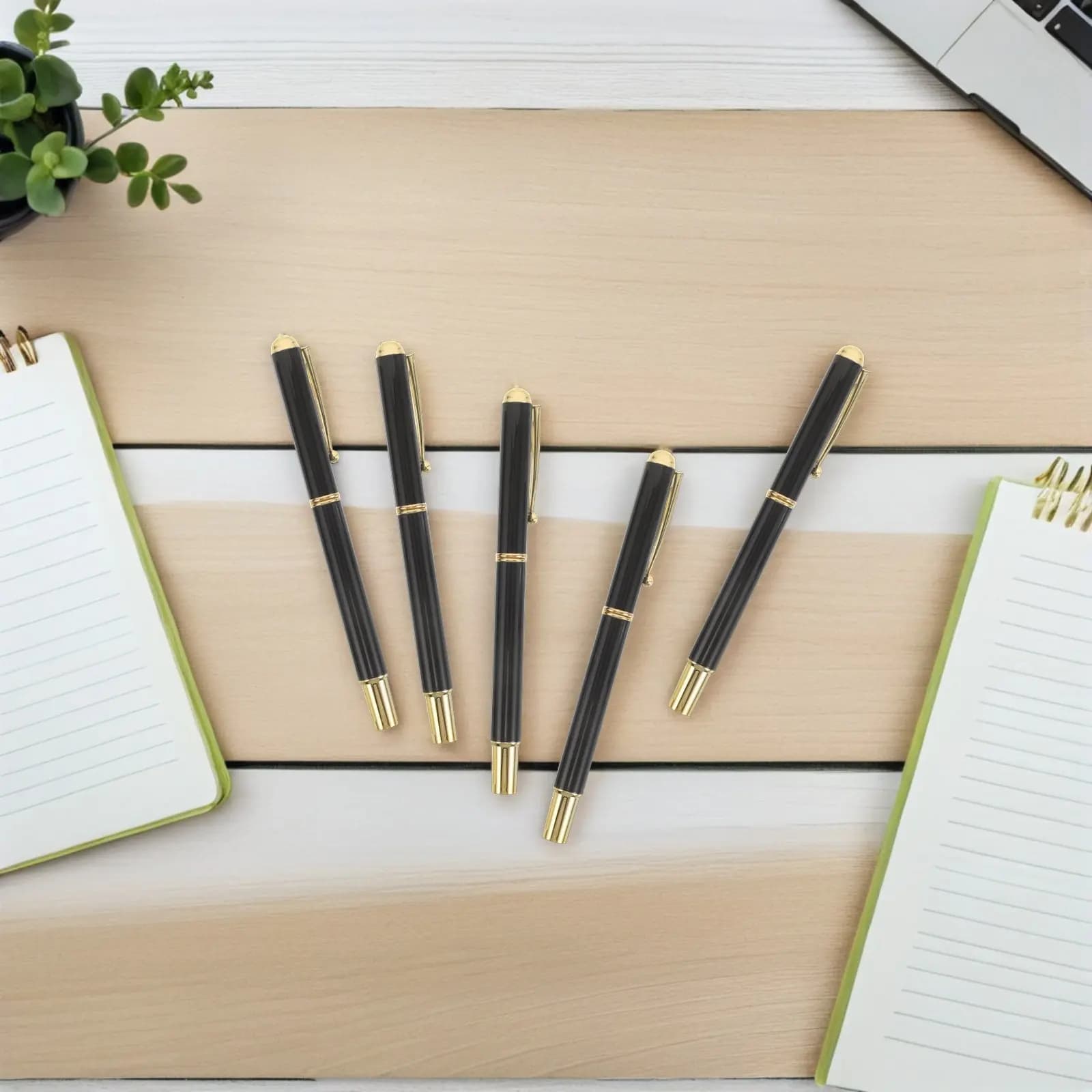 5 Pcs Refillable Fountain Brush Pen Calligraphy Painting Pen Smooth And Continuous Ink For For Write Drawing Sketching Art