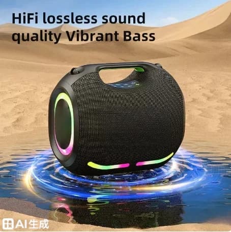 ZE21 Outdoor Bluetooth Speaker 250W Heavy Bass Karaoke Party Portable Audio Support TF Card