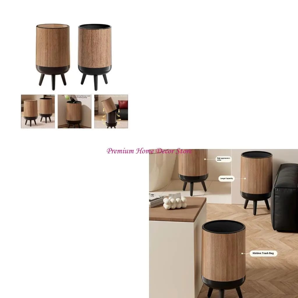 Office cucina della spazzatura spazzatura Essenziale grani in legno plastica Bancella con jomd delle gambe