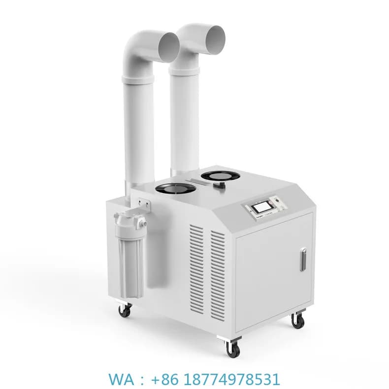 Ultrasonic Industrial Humidifier for Portable Nebulization9Kg/H Cultivates Double Spray Room