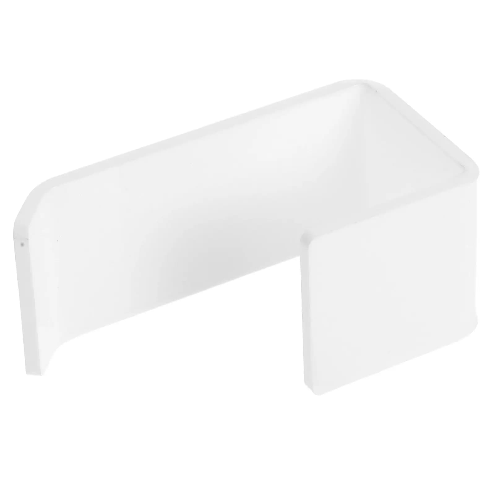 Supporto per Cuffie da Scrivania in Acrilico Bianco a Forma di U, Porta Cuffie da Gaming e Auricolari Over-Ear Salvaspazio per Desktop