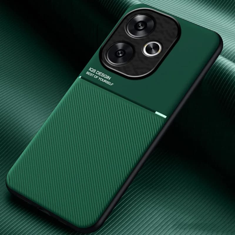 For Xiaomi Poco F6 5G Case Car Magnetic Holder Silicone Back Cover for Poco F6 F 6 6F PocoF6 5G Leather Texture Phone Fundas