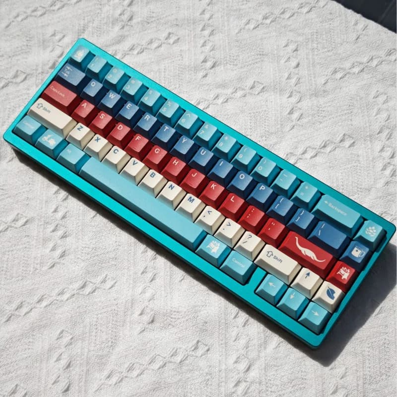 Keycaps originali Benqi Lake in PBT con stampa a sublimazione per tastiera meccanica, molto venduti e disponibili in magazzino.