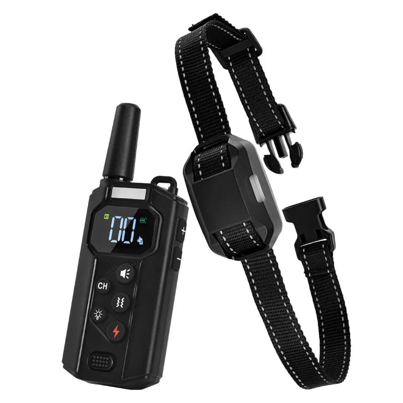 Pet Training Collar, Remote Shock E-Collar, Bark Control for Small Medium Large Dogs, Intelligent Dog Trainer, 3 Modes