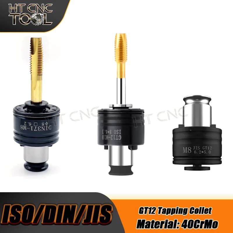 Portautensili telescopico per maschiatrici MT3 MT4 BT30 BT40 BT50 per GT12 GT24, pinze di serraggio M4 M6 M8 M10 M12 M14 M16 M18