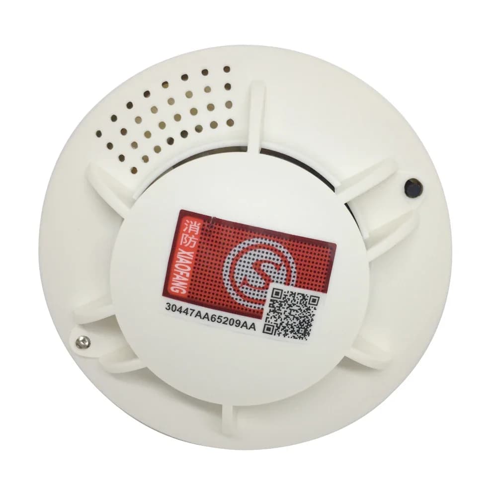 Rilevatore di Fumo Indipendente per Allarme Antincendio, Sensore di Fumo da Soffitto per Sicurezza Domestica Interna, Autonomo con Batteria Inclusa