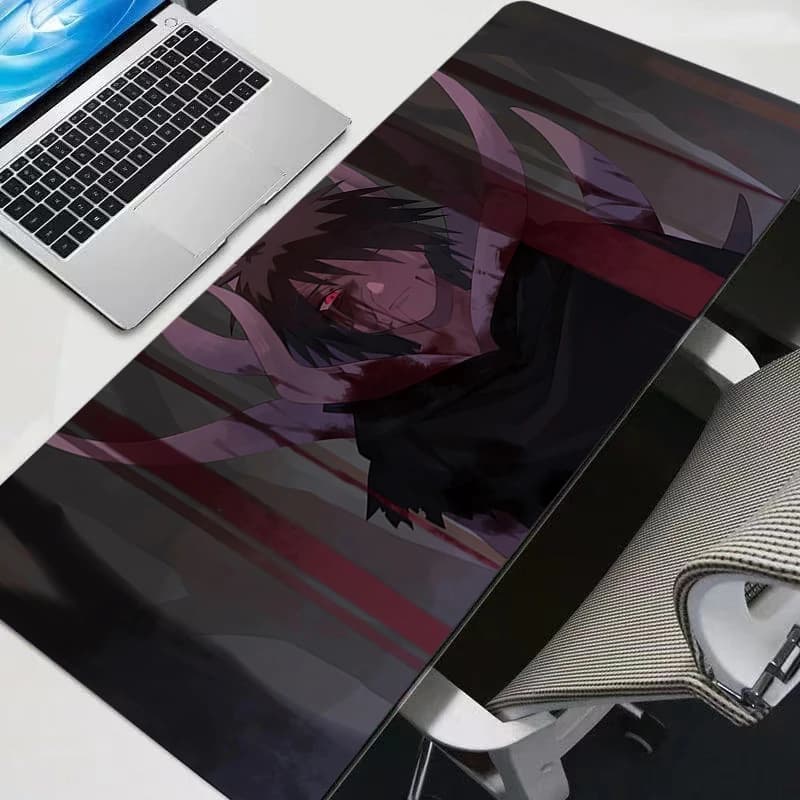 Tappetino per Mouse Grande e Resistente, Design Anime Naruto, per Ufficio, Scrivania, Tastiera, Laptop, Accessori per Gaming