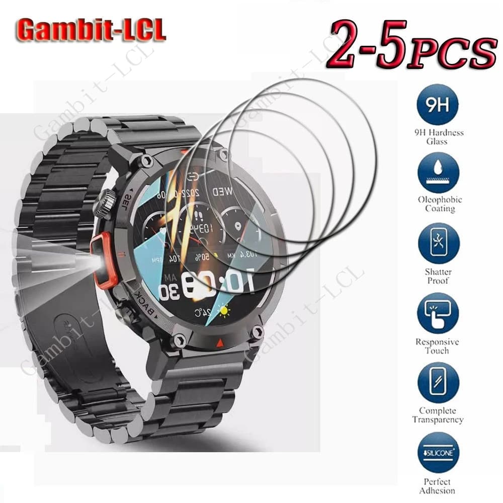 Smartwatch 9H HD Vetro temperato duro per EIGIIS KE3 1.45 "SUL EIGIISKE3 Smart Watch Pellicola proteggi schermo